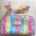 Lilly Pulitzer Bags | Lily Pulitzer Cosmetic Bag With Reusable Bottles | Color: Gray | Size: 8” Long 5” High