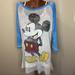 Disney Tops | Disney Mickey Mouse 3/4 Sleeve Shirt In Medium | Color: Silver | Size: M