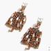 J. Crew Jewelry | J Crew Double Crystal Drop Earrings Earrings | Color: Silver | Size: Os