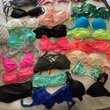 Victoria's Secret Swim | 28 Bikini Tops (Assorted) M/L | Color: Black | Size: L