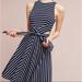 Anthropologie Dresses | Nwt Anthro Striped Loveliness | Color: Black | Size: L