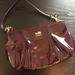 Coach Bags | Burgundy Patent Leather Coach Xl Wristlet | Color: Brown | Size: Os