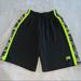 Nike Bottoms | Nike Boys Black Camo Neon Green Shorts Size Large | Color: Black/Green | Size: Lb