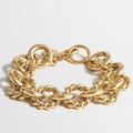 J. Crew Jewelry | J. Crew Chunky Statement Braided Bracelet | Color: Silver | Size: Os