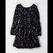 American Eagle Outfitters Dresses | Aeo Split Sleeve Open Back Dress | Color: Black | Size: S