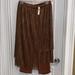 Anthropologie Skirts | Ladies Anthropologie Maeve Skirt Pants Size 2p Nwt | Color: Brown/Black | Size: 2p