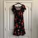 Lularoe Dresses | Lularoe Cici 2xl Floral | Color: Black | Size: Xxl