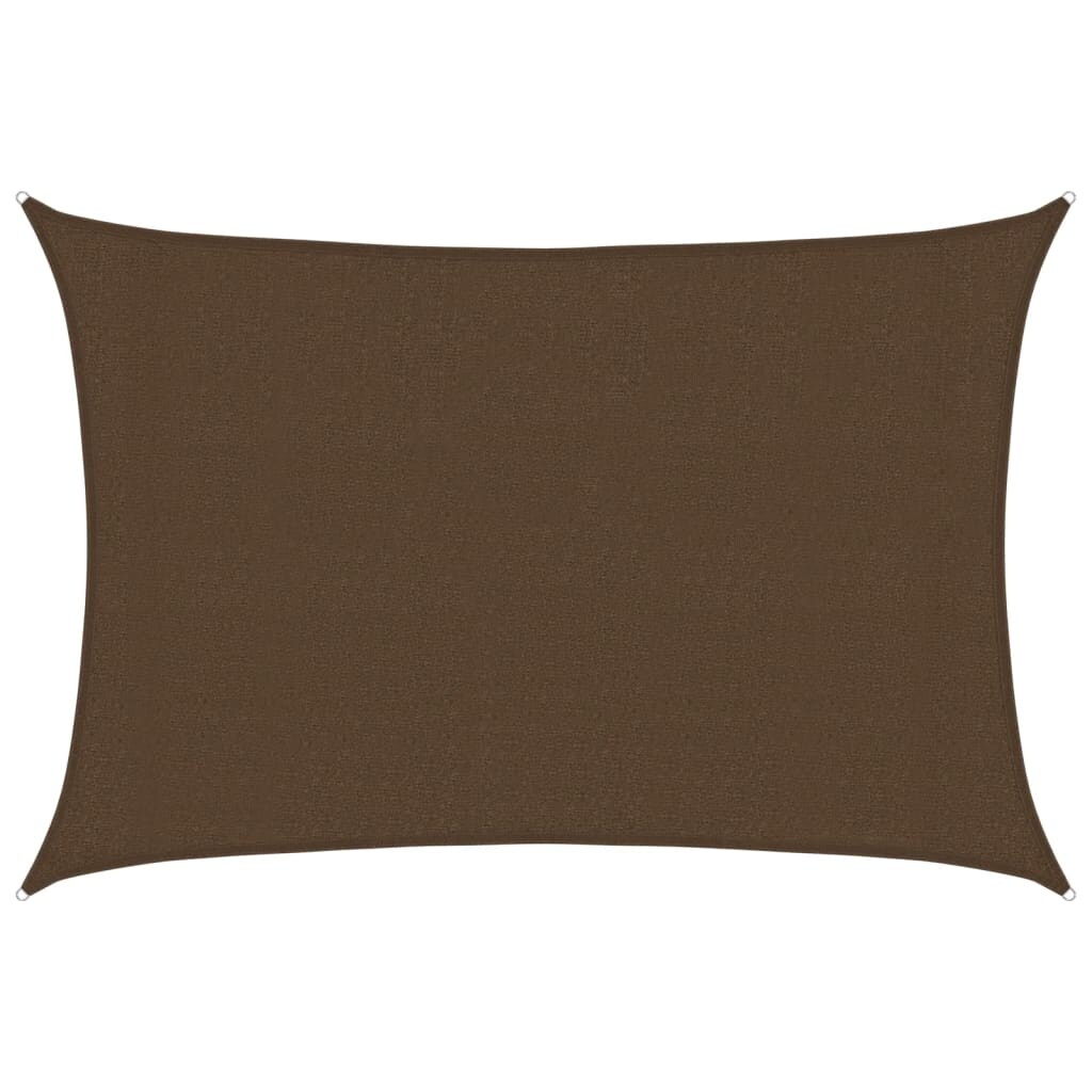vidaXL Sonnensegel 160 g/m² Braun 3x4 m HDPE Image