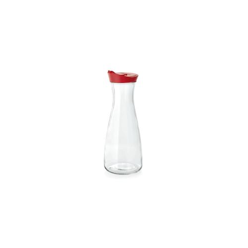 WAS Germany – Karaffe mit Deckel, 1,0 ltr., rot, Ø 6,7 cm, Glas (1781101)