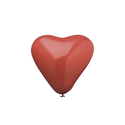 Papstar 120 Luftballons Ø 30 cm rot Heart large