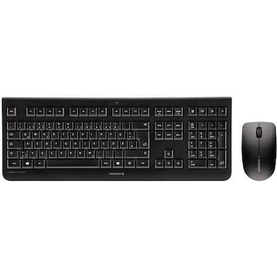 Cherry DW 3000 Maus-Tastaturkombination USB kabellos EU Layout mit â‚¬ schwarz Image