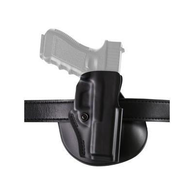 Safariland 5198 Open Top Concealment Paddle/Belt Loop Glock Holsters w/Detent Glock 19/Glock 23/Glock 32 Left Hand STX Plain Black 5198-283-412