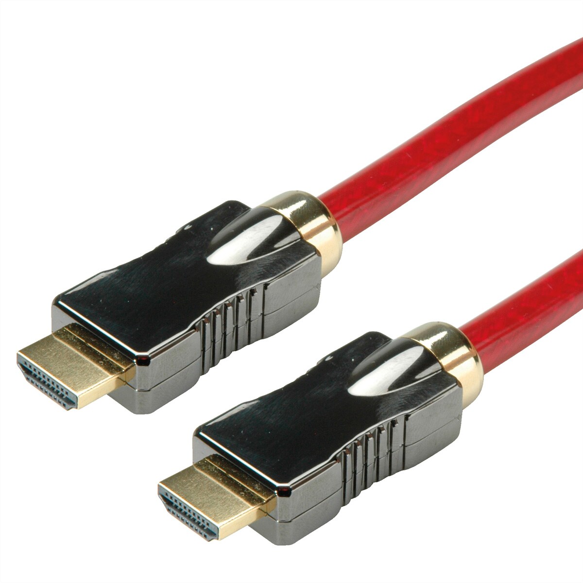ROLINE 8K HDMI Ultra HD Kabel mit Ethernet, ST/ST, rot, 5 m Image