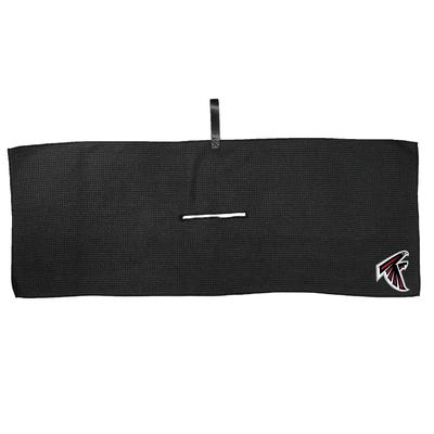 Black Atlanta Falcons 16'' x 40'' Microfiber Golf Towel