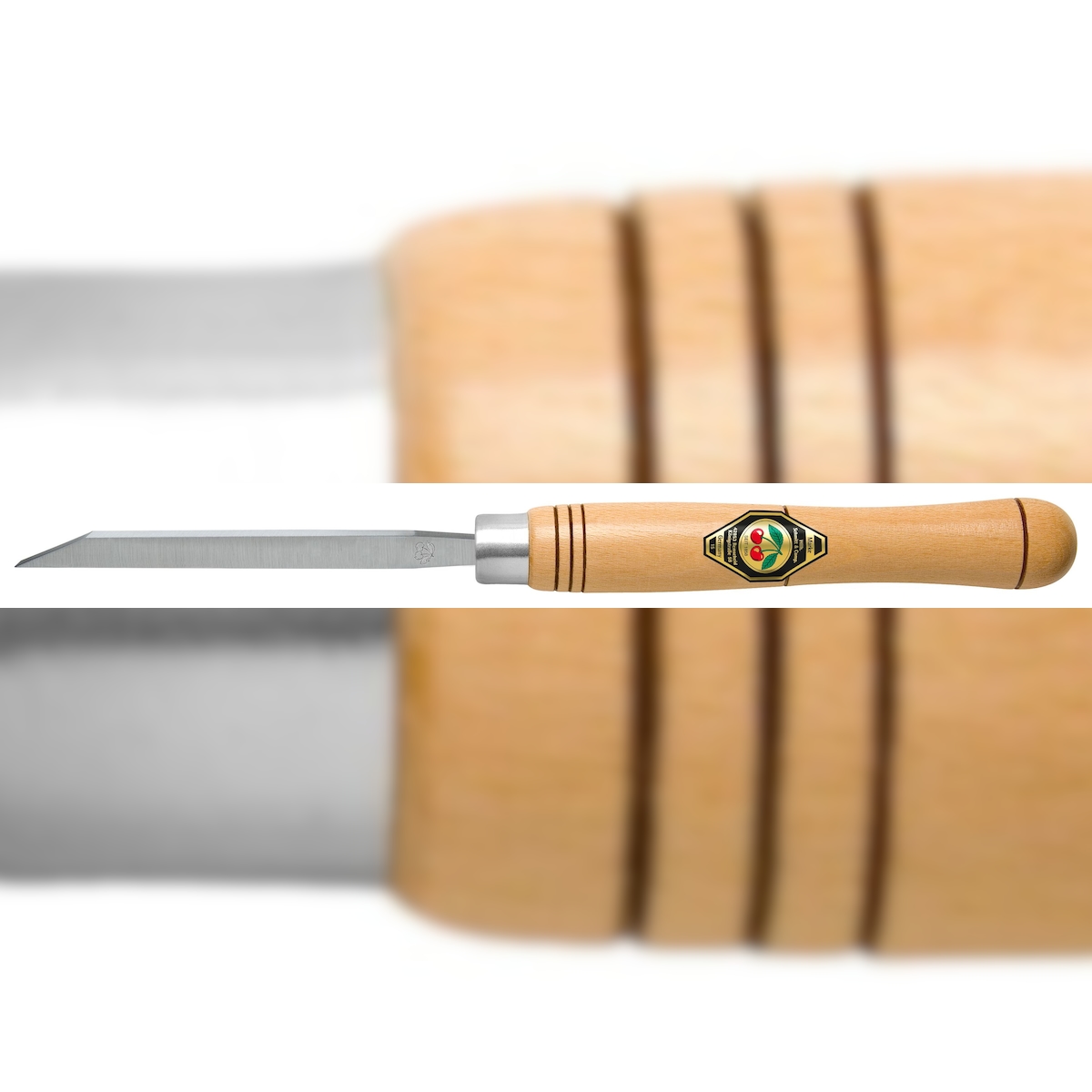 Kirschen 1629 Drechslerbeitel mit Abstechstahl 6mm Image