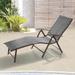 VredHom Outdoor Portable Folding Chaise Lounge Chair - 70" L x 20" W x 14" H