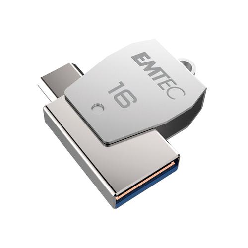 Emtec Dual USB 2.0 micro-USB T250 Stick (16 GB)