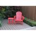 NewTechWood St Charles Plastic Outdoor Side Table Plastic in Red | 17.75 H x 15 W x 19 D in | Wayfair P013-703