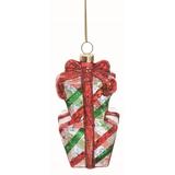 The Holiday Aisle® Glass Stacked Presents Holiday Shaped Ornament Glass | 2.25 H x 2.25 W x 4 D in | Wayfair 50866912B3B44D109392B42218016D46