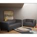 Latitude Run® Gunbiorgh 2 Piece Foam Living Room Set Cotton in Gray | 28 H x 80 W x 33 D in | Wayfair Living Room Sets