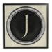 Stupell Industries Letter J Initial Vintage Shape Typewriter Key Wall Plaque Art By Daphne Polselli Wood in Brown | 12 H x 12 W x 1.5 D in | Wayfair