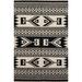 White 24 x 0.2 in Area Rug - Union Rustic Alejah Southwestern Handmade Flatweave Wool Black/Area Rug Wool | 24 W x 0.2 D in | Wayfair