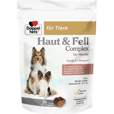 Doppelherz für Tiere Haut&Fell Compl.Chews f.Hunde 30 St Kautabletten Image