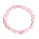 Bracelets en quartz rose pour femmes perles de gravier guérison Reiki cristal irrégulier pierre