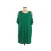 H&M Casual Dress - Shift: Green Print Dresses - Women's Size Medium