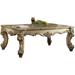 ACME Vendome II Coffee Table, Gold Patina & Bone