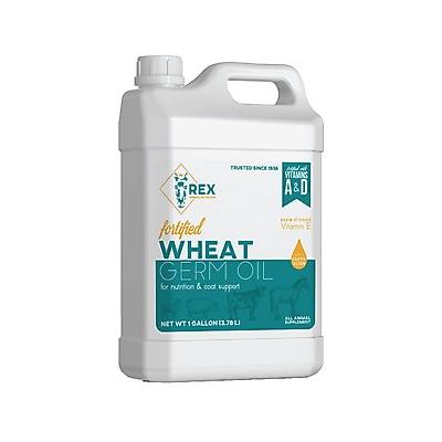 REX Fortified Wheat Germ Oil Dog, Cat, Horse & Small Pet Supplement, 1-gal bottle