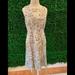 Anthropologie Dresses | Floral Anthropologie Silk Dress | Color: Tan | Size: 4