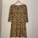 J. Crew Dresses | J Crew Sweater Dress Camel/ Ivory Size Small | Color: Brown | Size: S