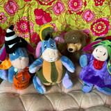 Disney Holiday | Eeyore And Pooh Halloween Stuffed Figures | Color: Cream | Size: Os