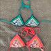 American Eagle Outfitters Swim | American Eagle Triangle Bikini Tops | Color: Brown | Size: Xs
