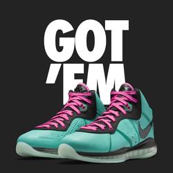 Nike Shoes | Lebron 8 South Beach Retro 2021 | Color: Silver | Size: 13