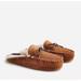 J. Crew Shoes | J.Crew Men's Suede Faux-Shearling Slippers | Color: Brown | Size: 8