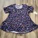 Lularoe Dresses | Lularoe Disney Perfect T Xs | Color: Purple/Black | Size: Xs