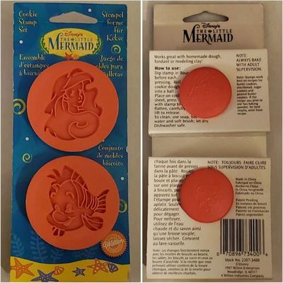 Disney Kitchen | Disney's The Little Mermaid Cookie Stamp Set | Color: Tan/Brown | Size: Os