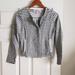 Anthropologie Jackets & Coats | Dolan Left Coast Xsp Anthropologie Soft Jacket | Color: Silver/White | Size: Xsp