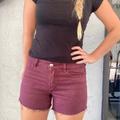 American Eagle Outfitters Shorts | American Eagle Outfitters Maroon Shorts | Color: Black | Size: 6