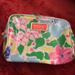 Lilly Pulitzer Bags | Lily Pulitzer Cosmetic Bag | Color: Tan/Gray | Size: Os