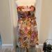 J. Crew Dresses | J Crew Floral Strapless Dress | Color: Brown/Tan | Size: 10