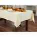 Damask 52" x 70" Tablecloth by BrylaneHome in Ivory