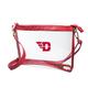 Women's Red Dayton Flyers Large Crossbody Bag