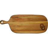 Oklahoma Sooners Personalized Acacia Paddle Serving Board