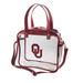 Women's Crimson Oklahoma Sooners Clear Tote Bag