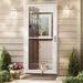 Gustave Sliding Door Insert Pet Door for Dog & Cat, Nylon in Black | 11.4 H x 9.4 W x 0.5 D in | Wayfair 1-E279B