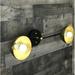 Corrigan Studio® Scheiner 2 - Light Dimmable Armed Sconce Metal in Yellow/Black | 6 H in | Wayfair E15E122672864420ABAF018471E058D5