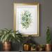 Red Barrel Studio® Greenery II - Picture Frame Painting on Canvas in Black/Blue/Green | 18.5 H x 24.5 W x 1.5 D in | Wayfair